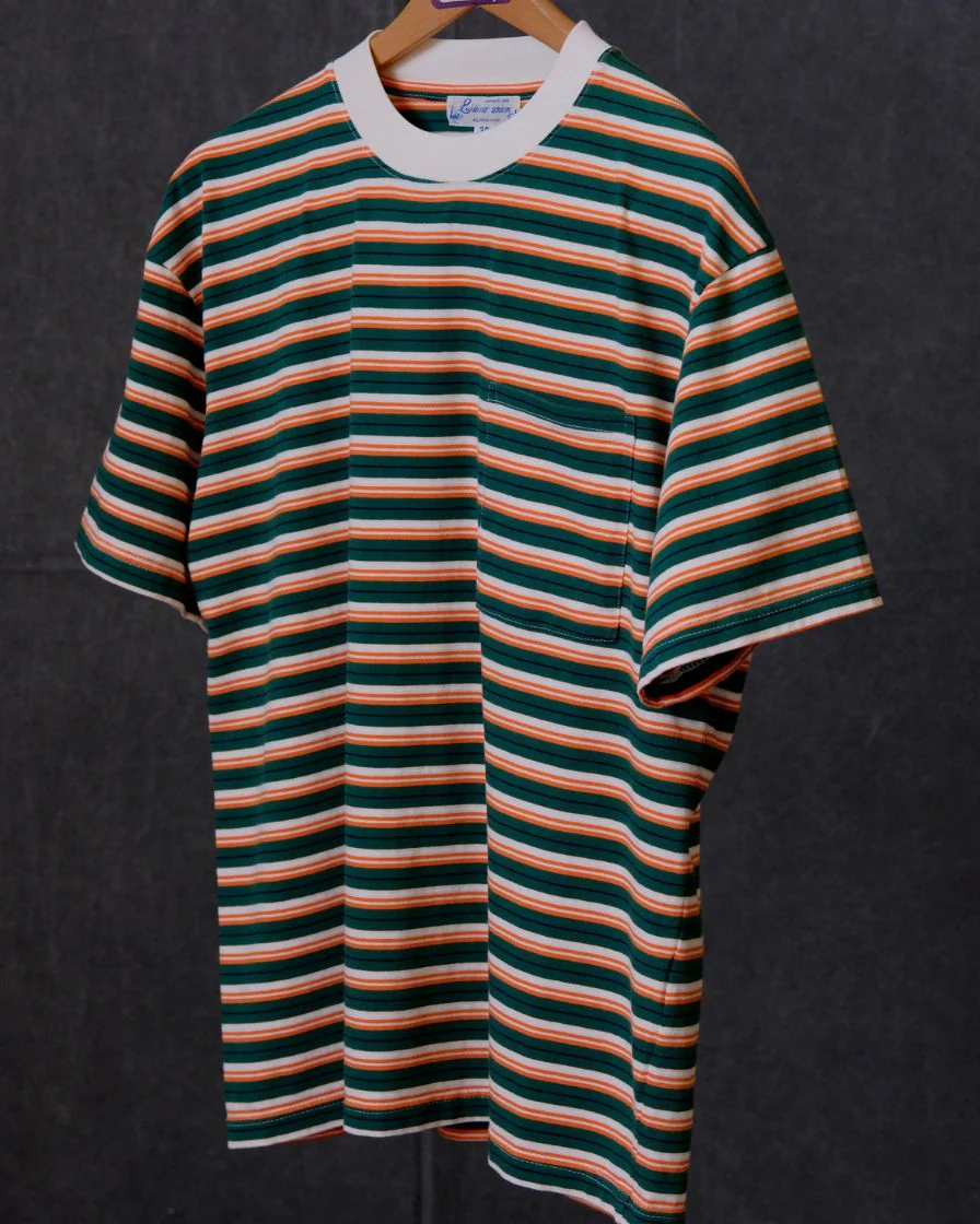 Heavyweight Striped Pocket T-Shirt – 280g Cotton - Image 14