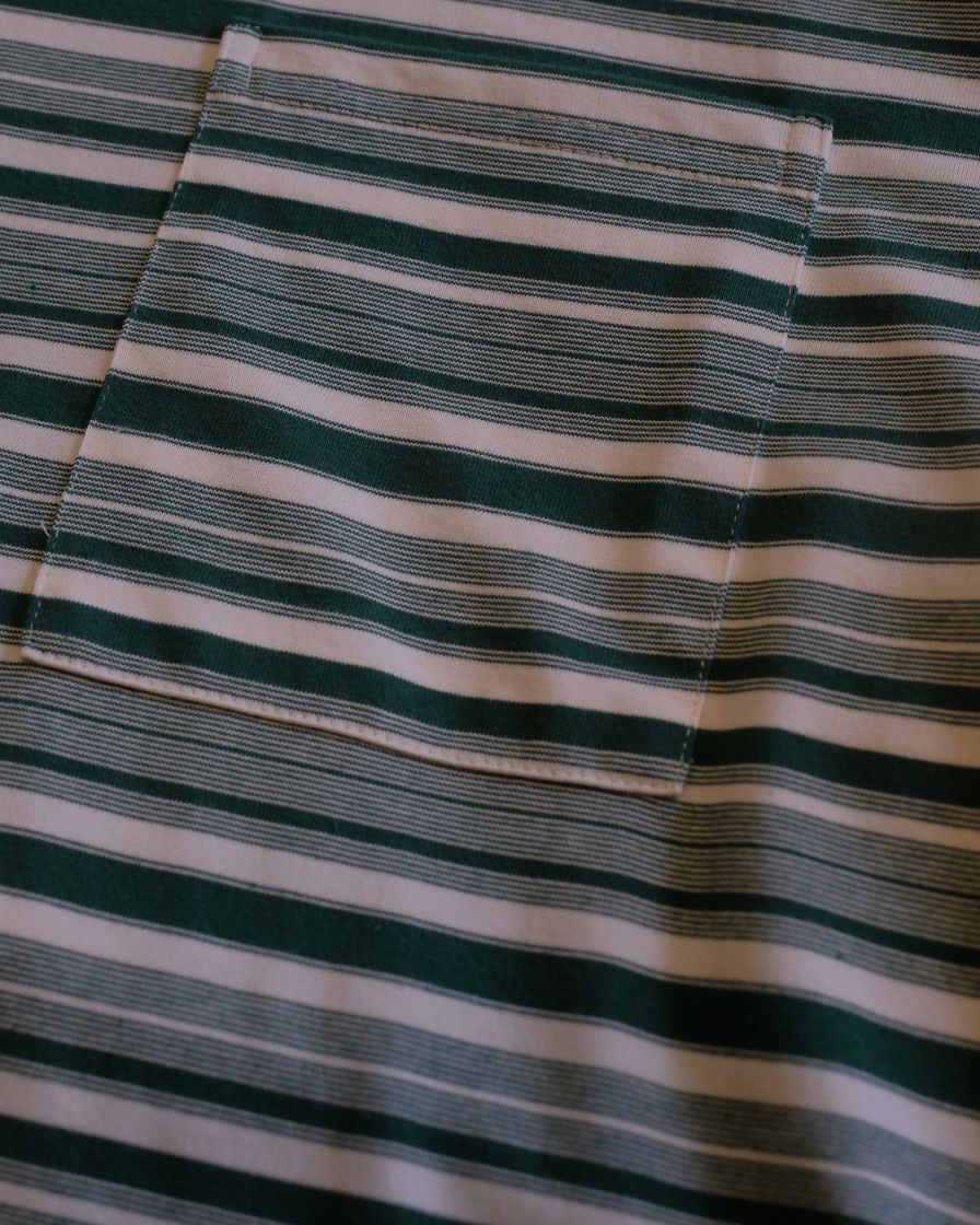 Heavyweight Striped Pocket T-Shirt – 280g Cotton - Image 18
