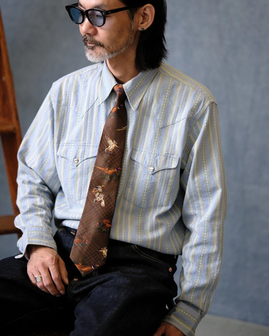 30s western jacquard shirt - Image 3