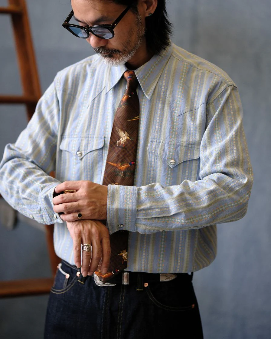 30s western jacquard shirt - Image 4