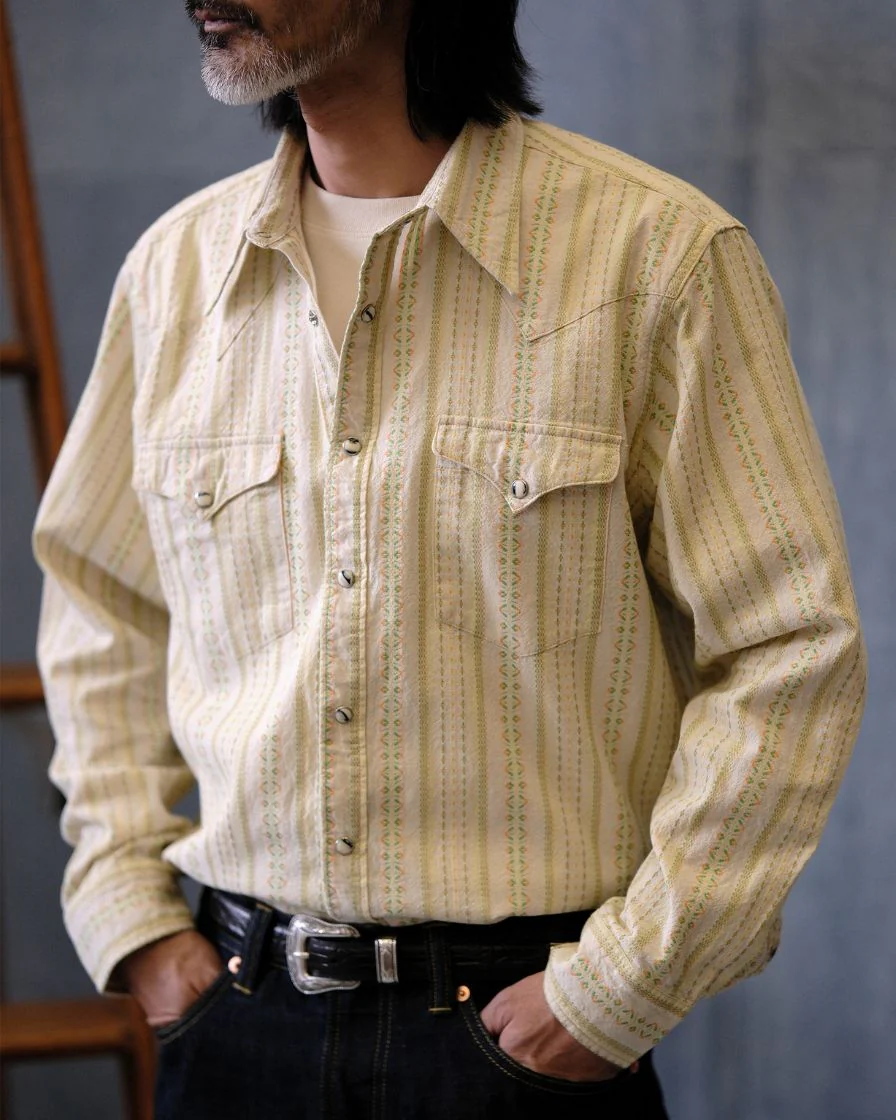 30s western jacquard shirt - Image 6
