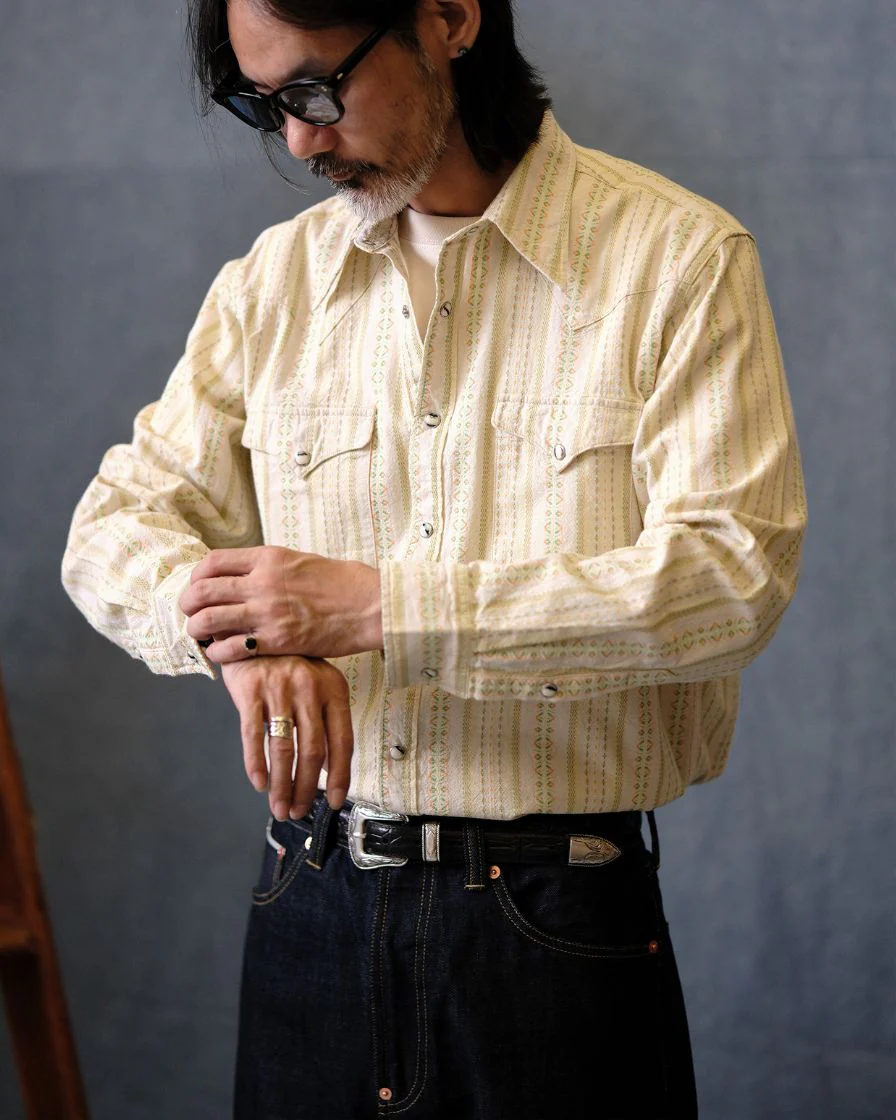 30s western jacquard shirt - Image 7