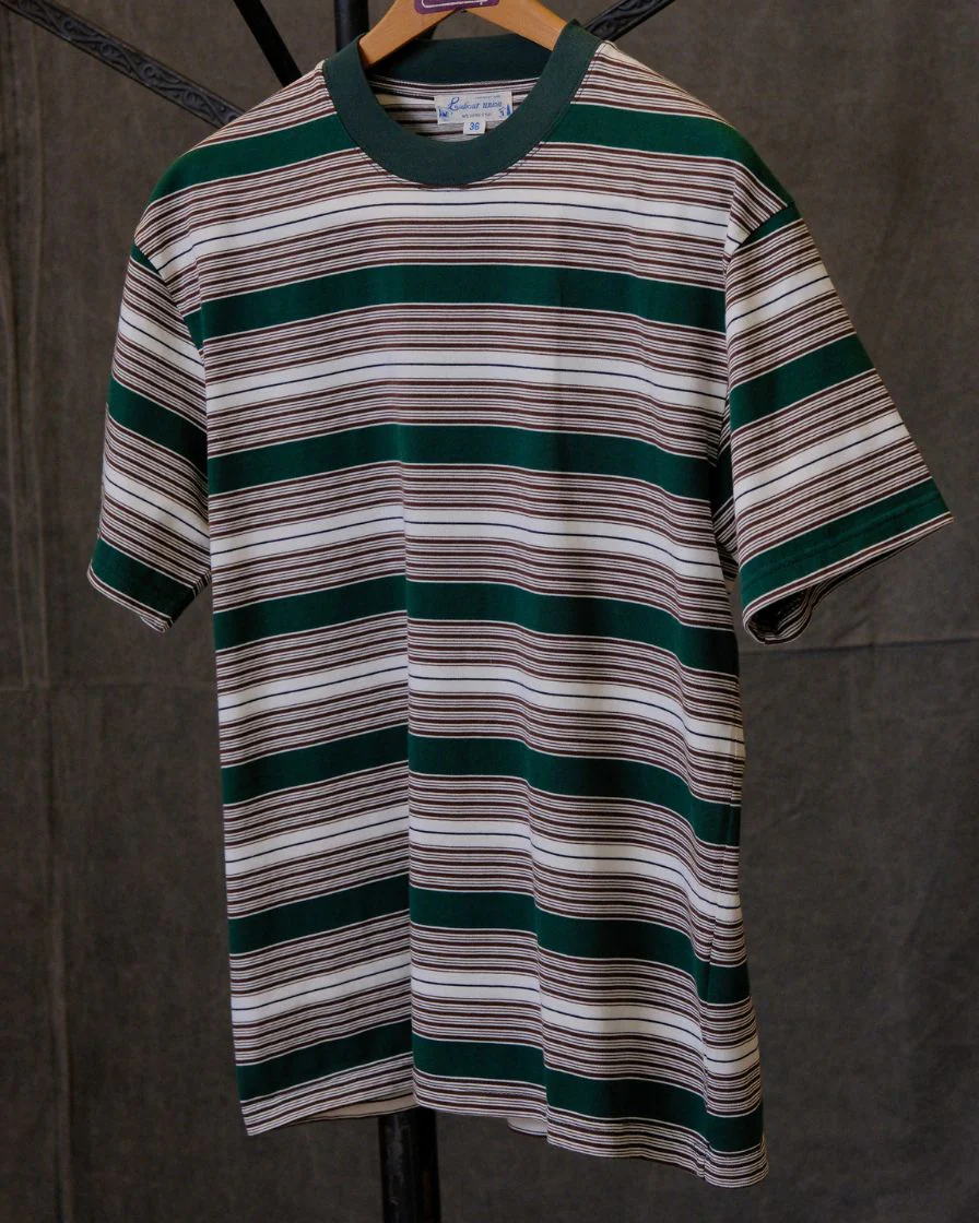 Boxy Heavyweight Striped T-Shirt – 310g Cotton - Image 10