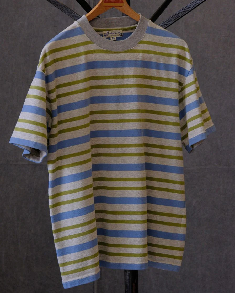 Boxy Heavyweight Striped T-Shirt – 310g Cotton - Image 16