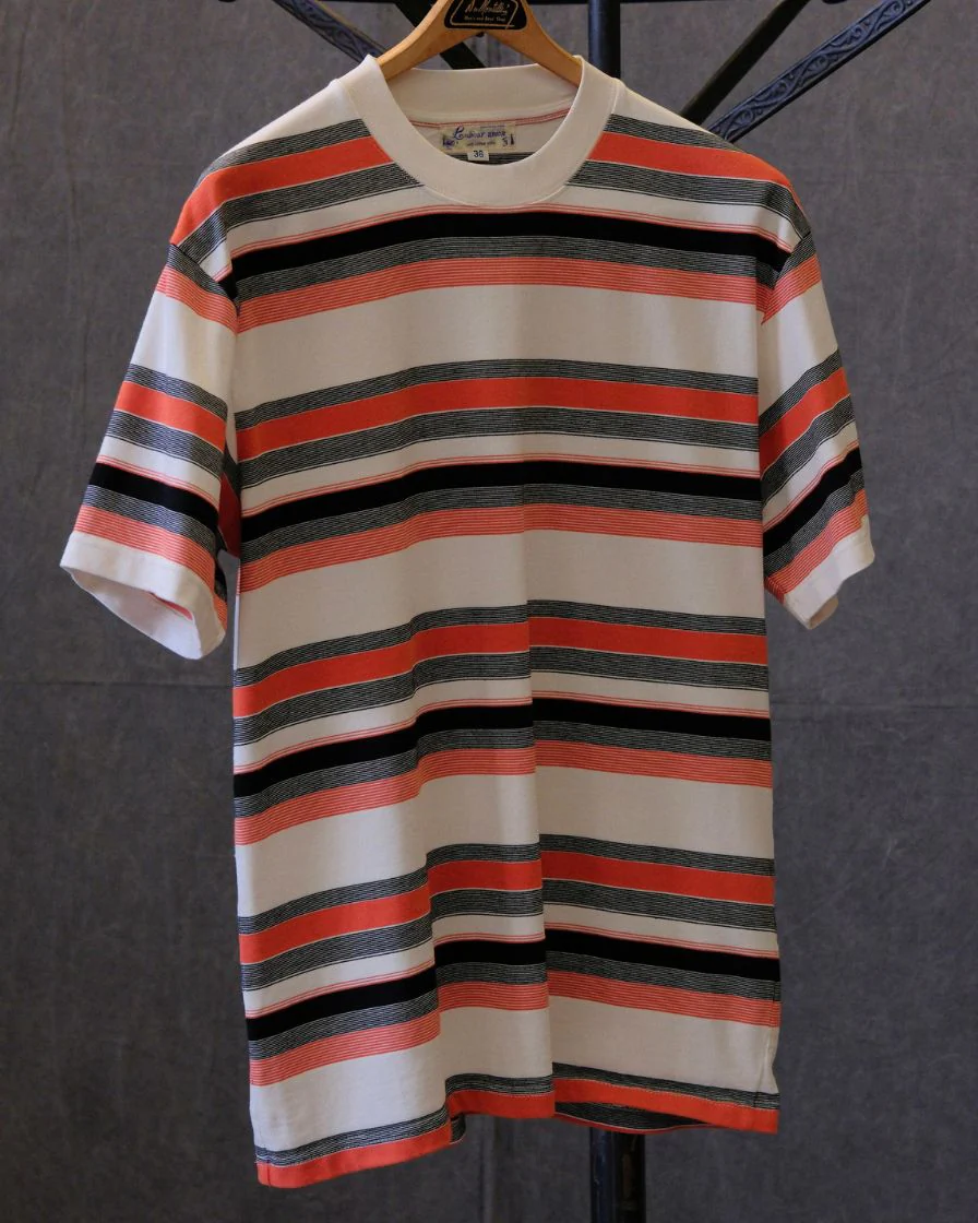 Boxy Heavyweight Striped T-Shirt – 310g Cotton - Image 19