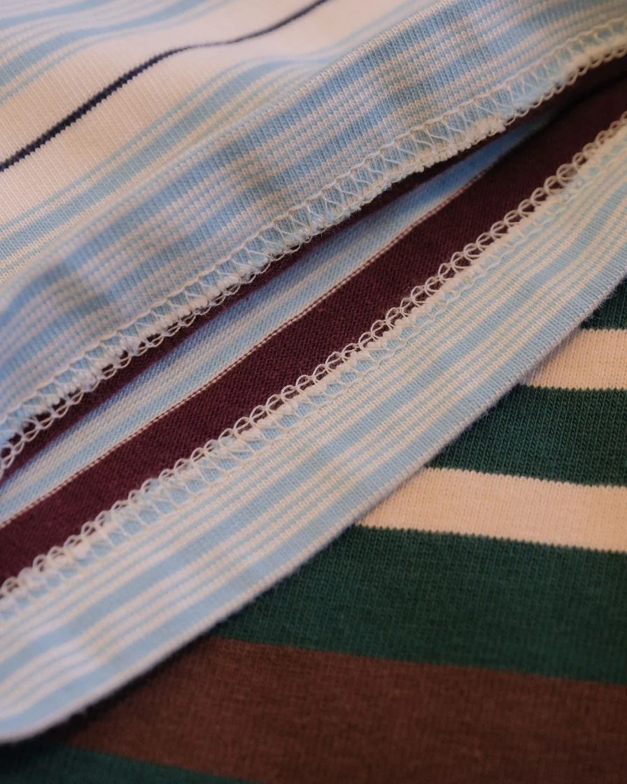 Boxy Heavyweight Striped T-Shirt – 310g Cotton - Image 20