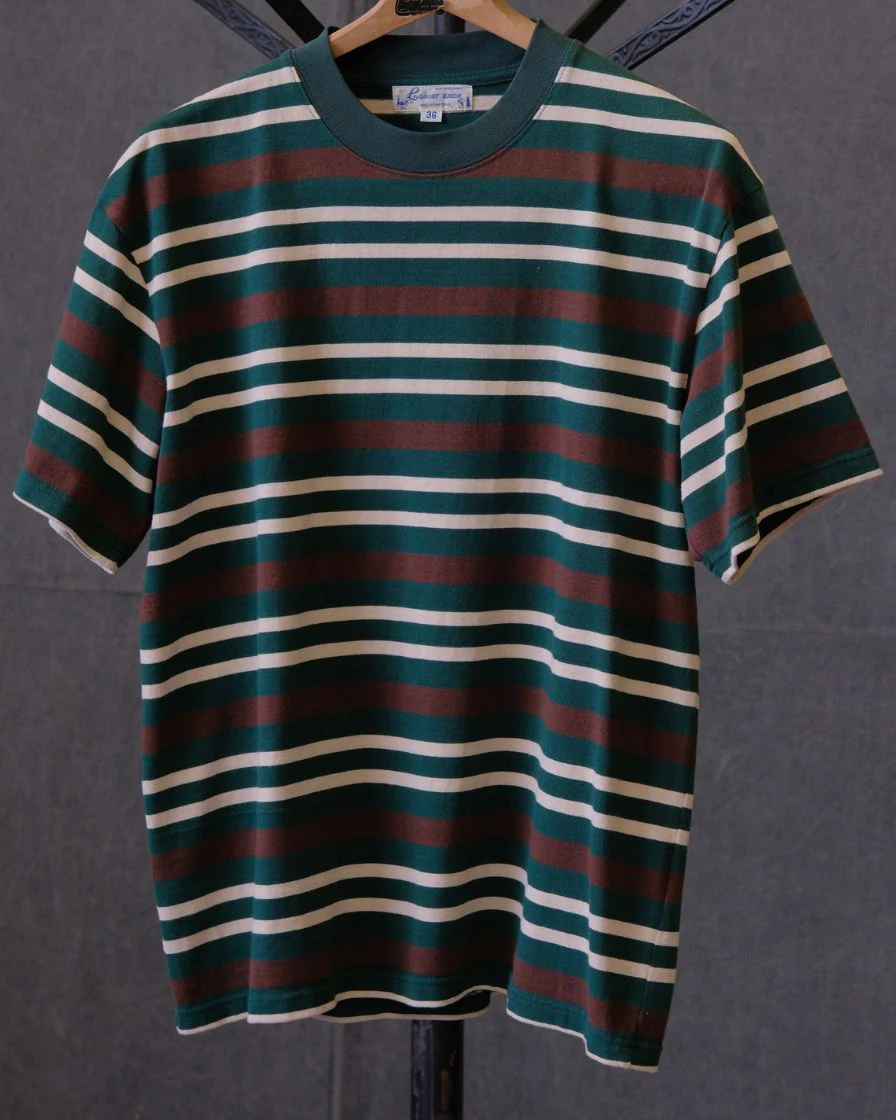 Boxy Heavyweight Striped T-Shirt – 310g Cotton - Image 6