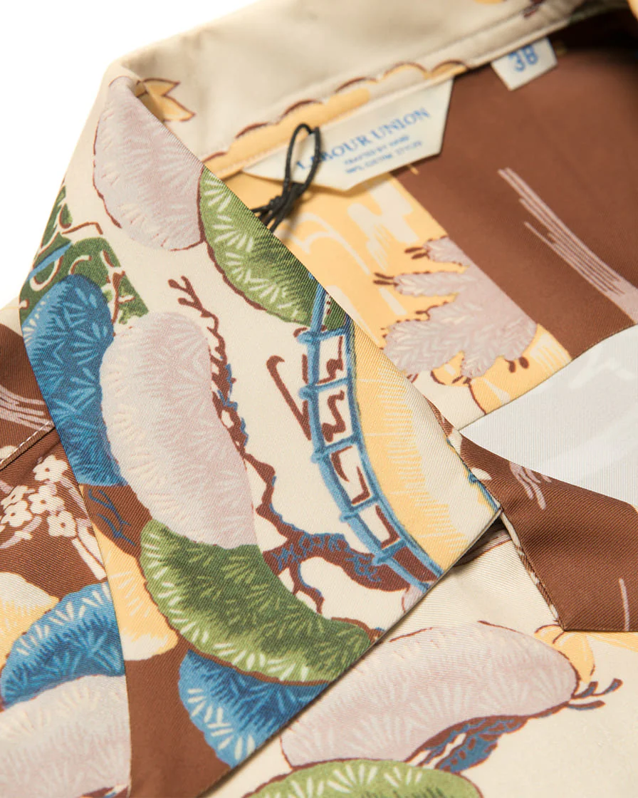 Japanese Suburban Twill Hawaiian Shirt - Image 5