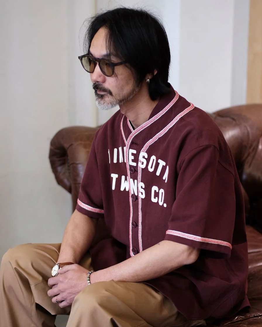 Burgundy Baseball Jersey - Image 5