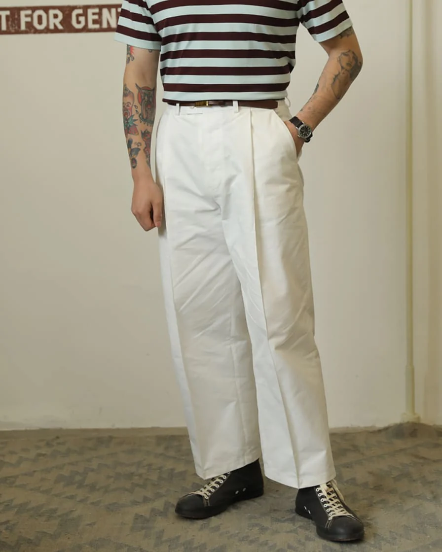 Commander Ver.2 Wide Leg Pleated Jeans - Image 2