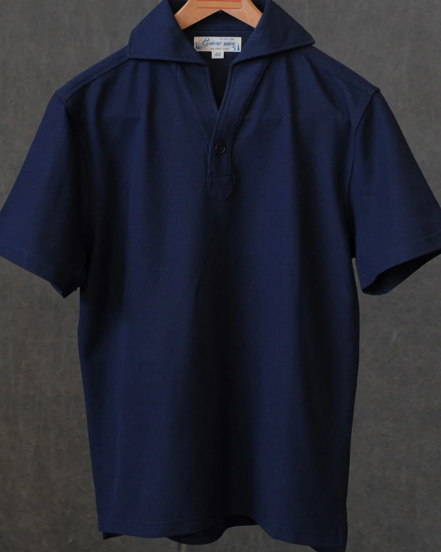 Cotton Piqué Skipper Polo Shirt – Breathable Knit - Image 10