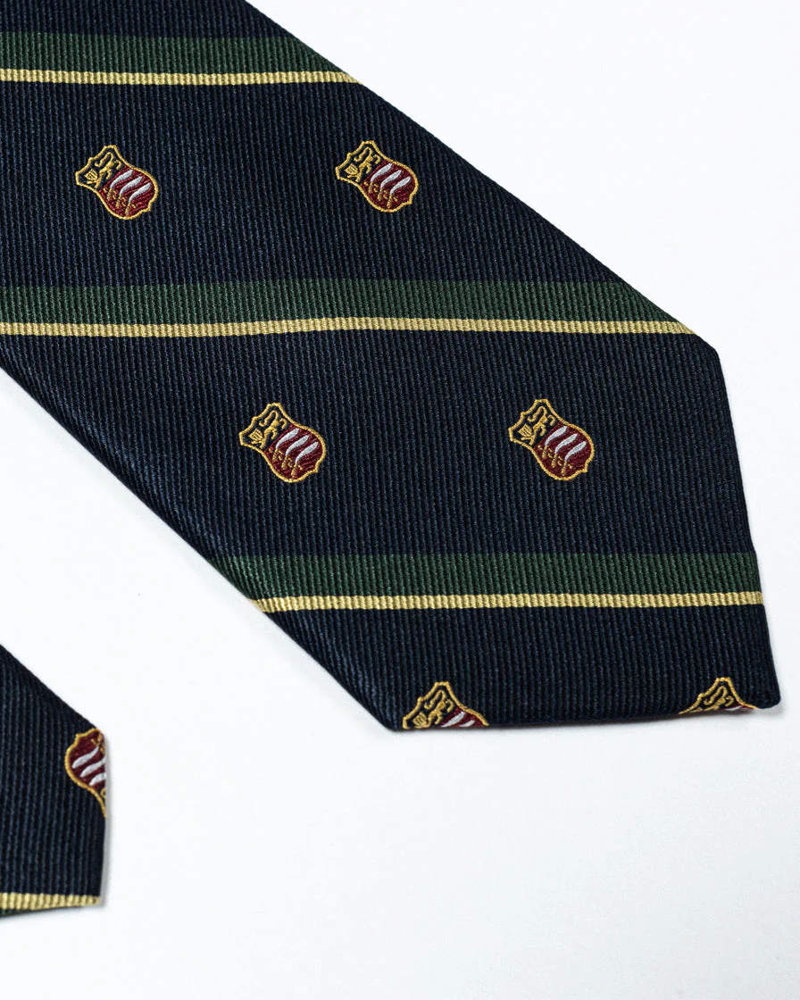 Crest Silk Tie - Image 3