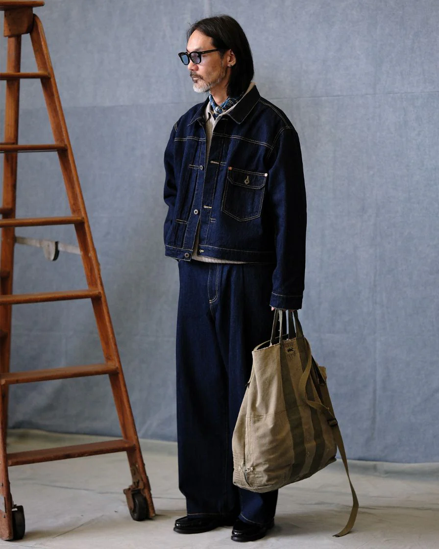 Type-I Denim Trucker Jacket – Slanted Shoulder