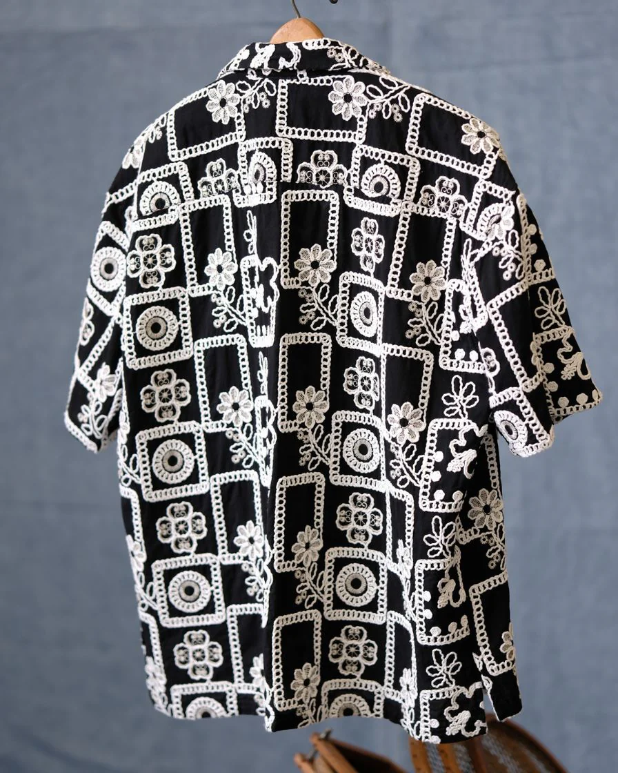 Embroidery Camp Shirt - Image 7