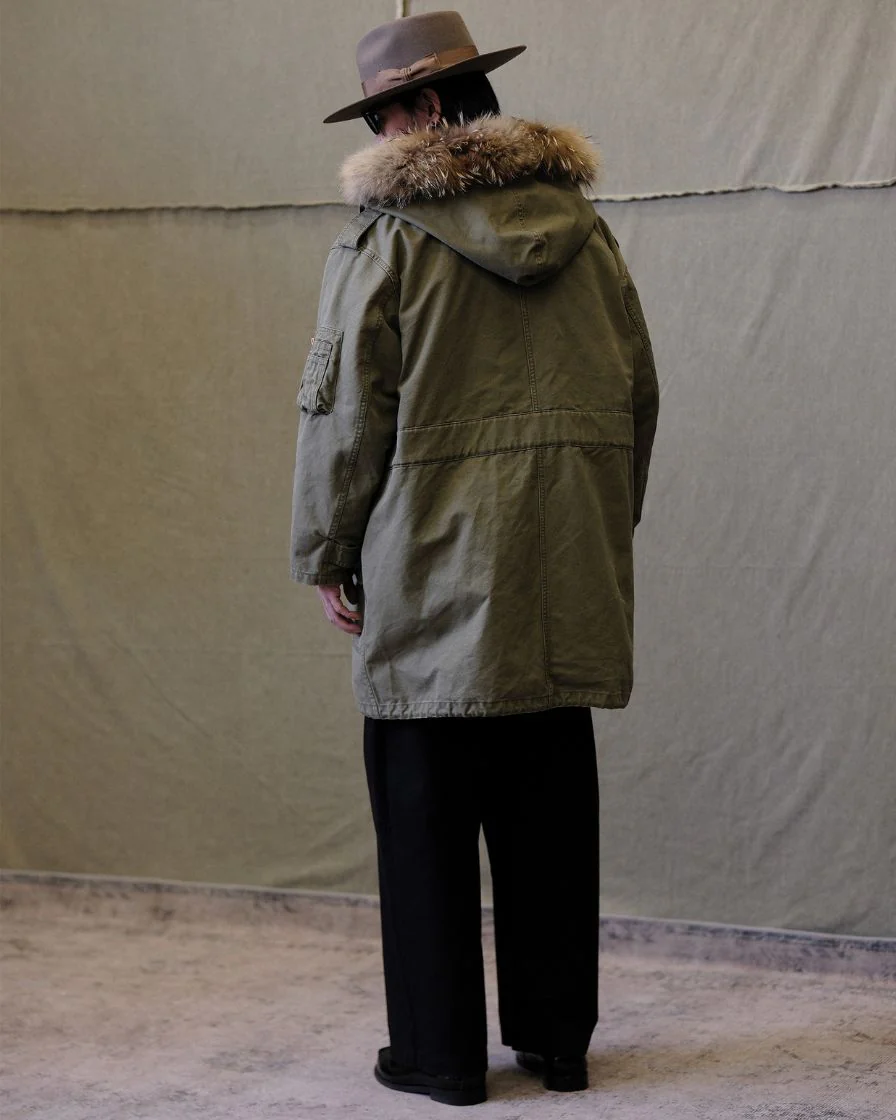 Fur-hooded Parka with Fleece Liner - Image 4