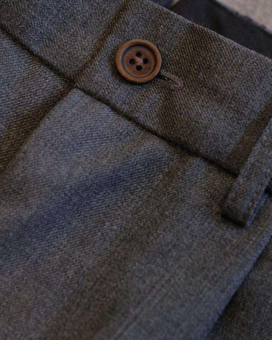 High-Waisted Pleated Wool Trousers - Image 14