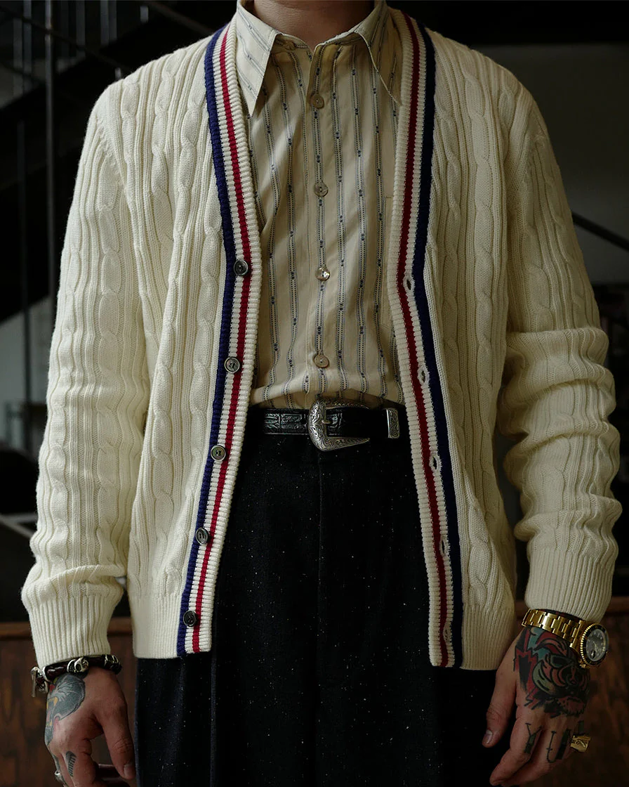 Ivory Jacquard Shirt - Image 3