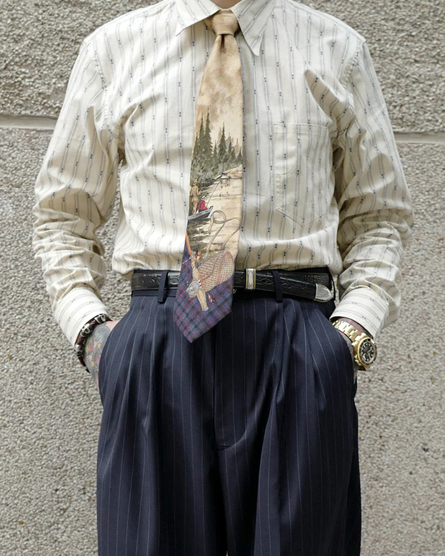 Ivory Jacquard Shirt - Image 4