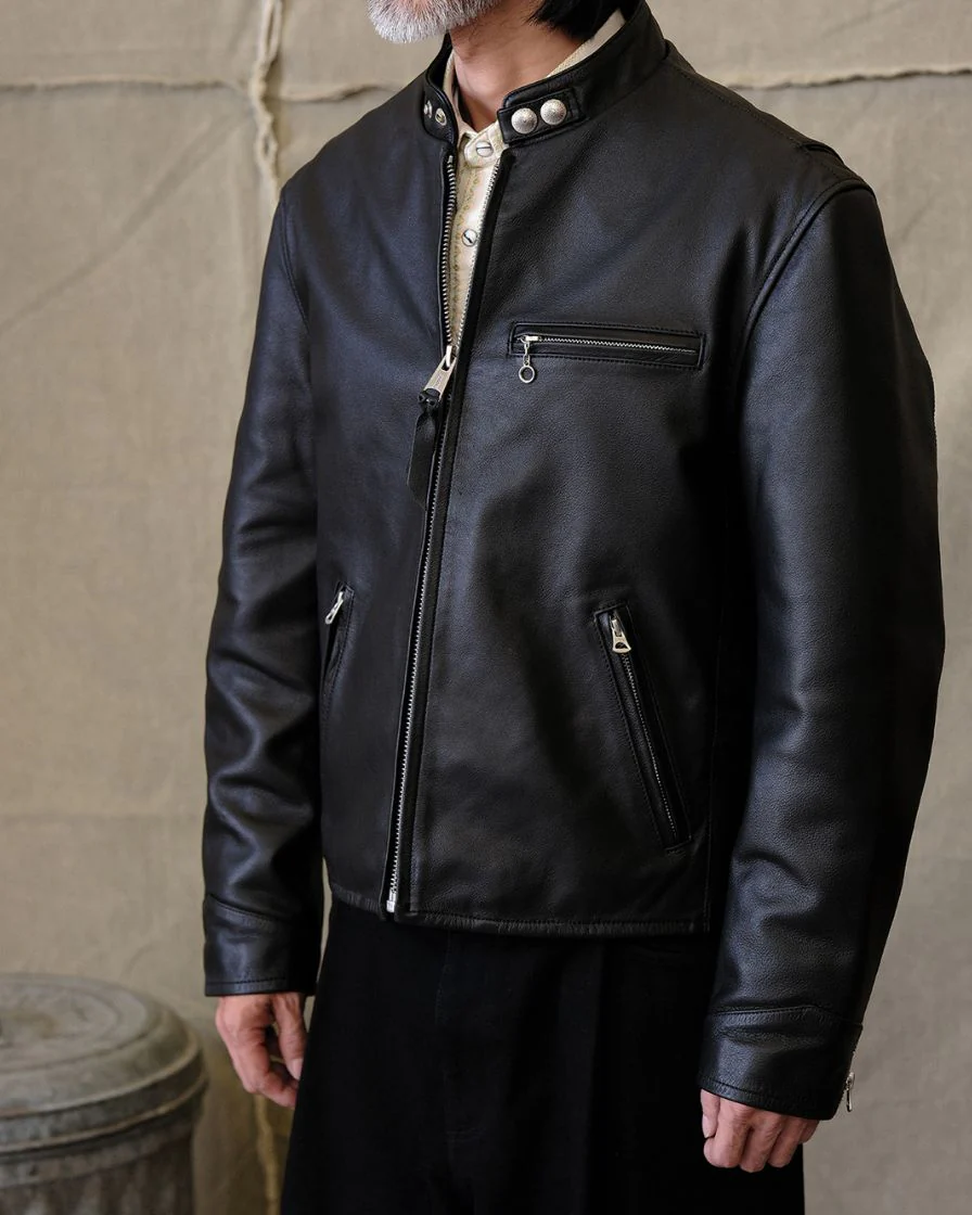 j100 racer leather jacket - Image 2