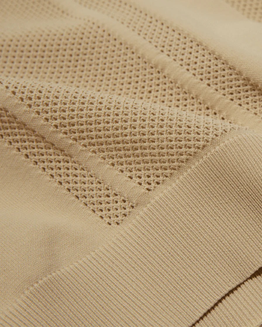 Knit Beige Sweater Shirt - Image 9