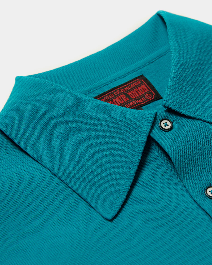 Lake Blue Polo Shirt - Image 5