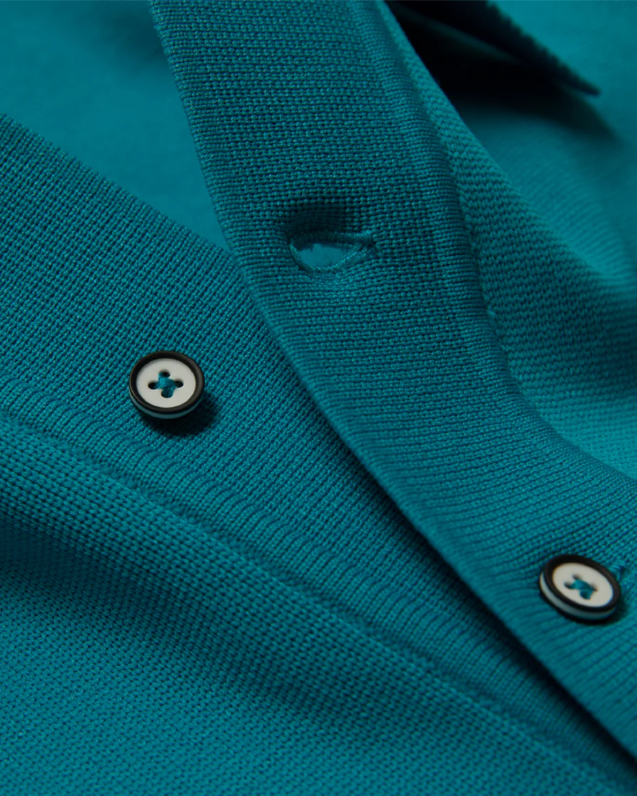 Lake Blue Polo Shirt - Image 7