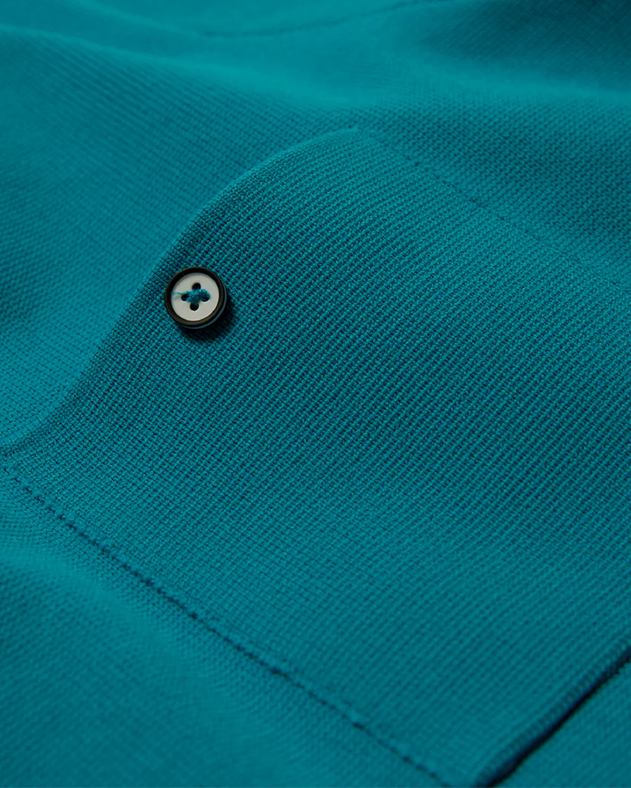 Lake Blue Polo Shirt - Image 8