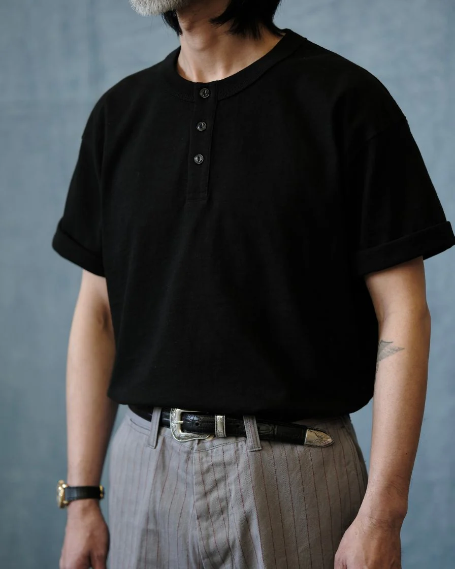 Bamboo Cotton Henley T-Shirt - Image 5