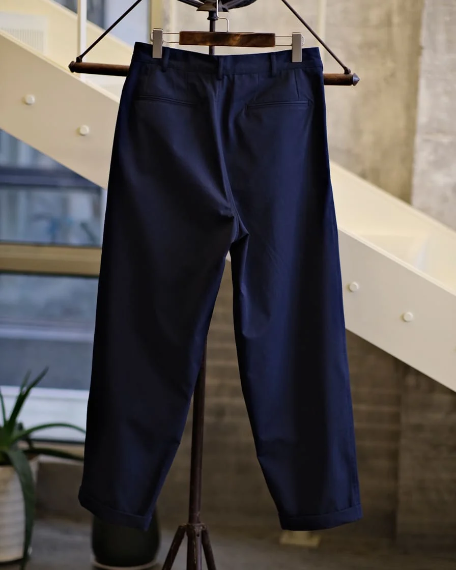 Single Pleated Chino Trousers - Image 6