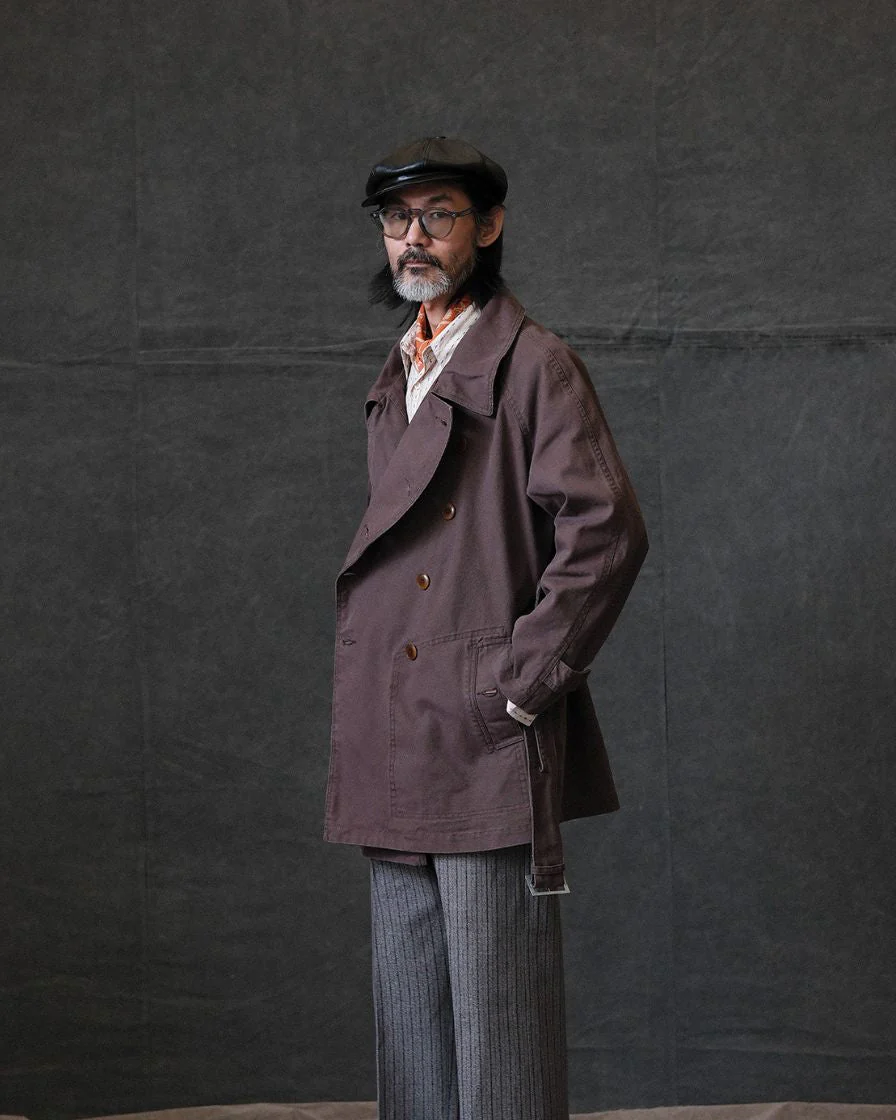 M38 Double Breasted Biker Overcoat - Image 7