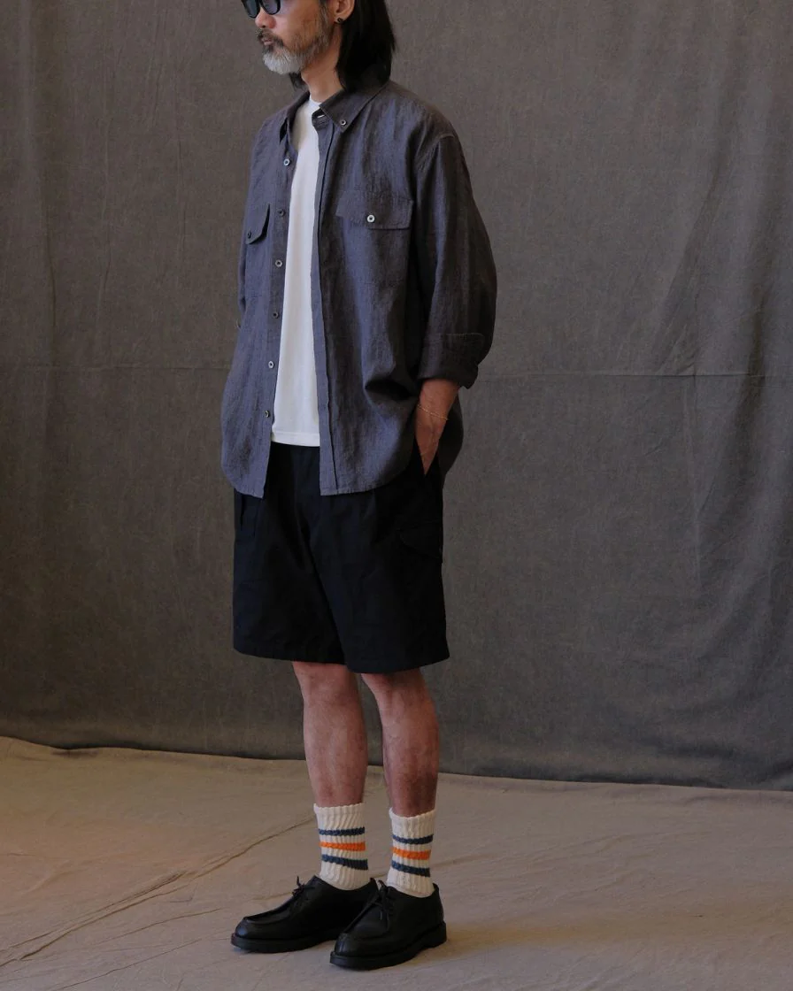 HBT Rip-Stop Military Field Cargo Shorts - Image 15