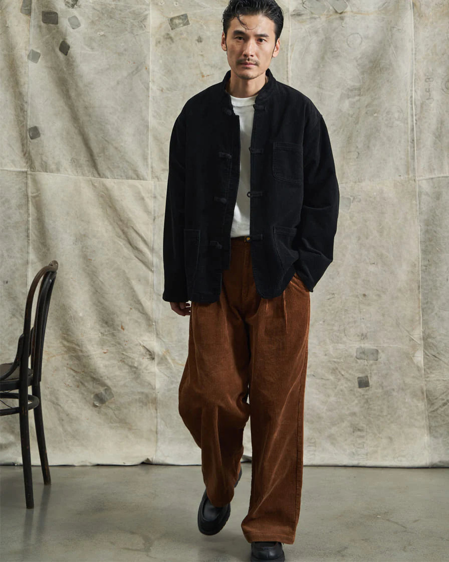 Monk Collar Chore Jacket - Image 3