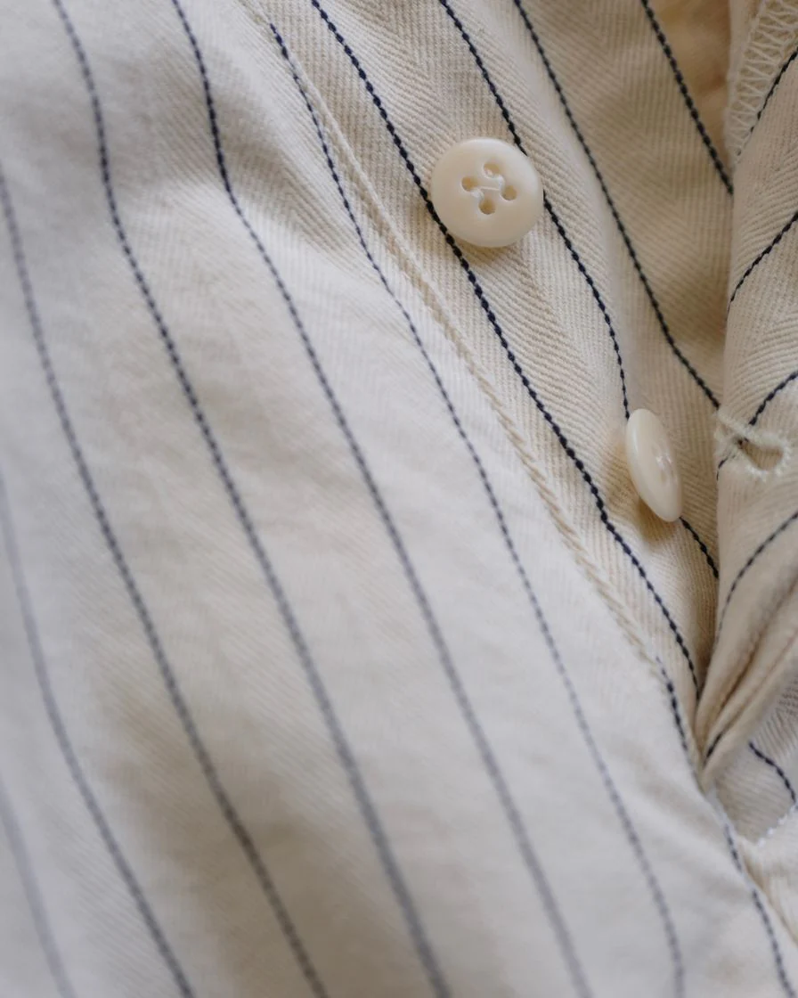 Pinstriped Straight-leg Pants - Image 10