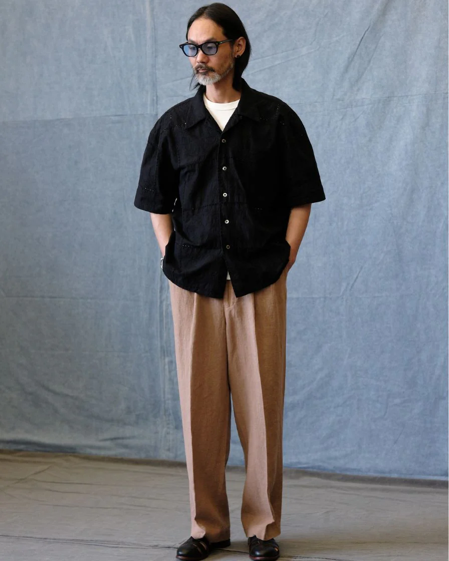Pleated Linen Trouser - Image 9