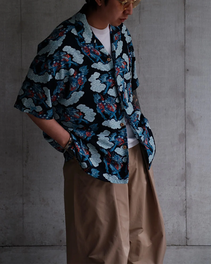 Kirin Printed Aloha Shirt - Image 4