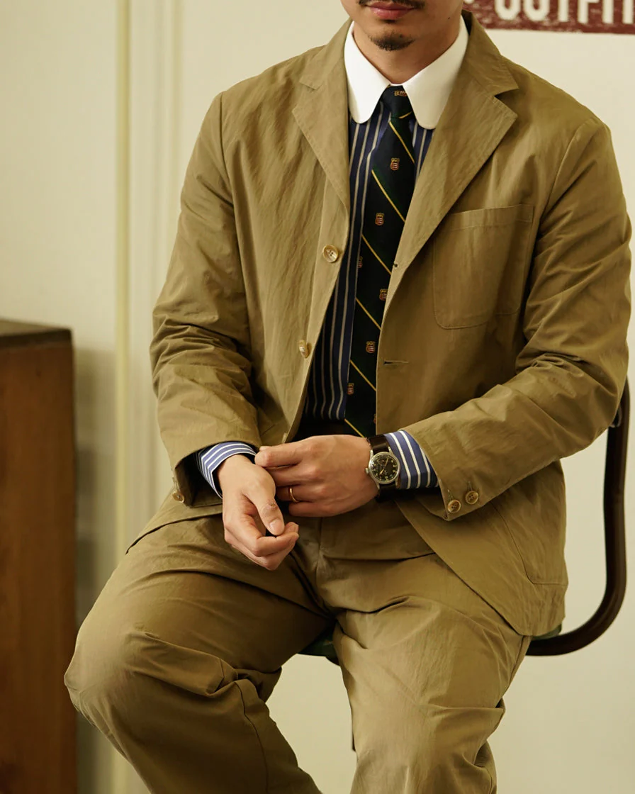 Salt Shrinking Gorge Lapel Chore Blazer - Image 4