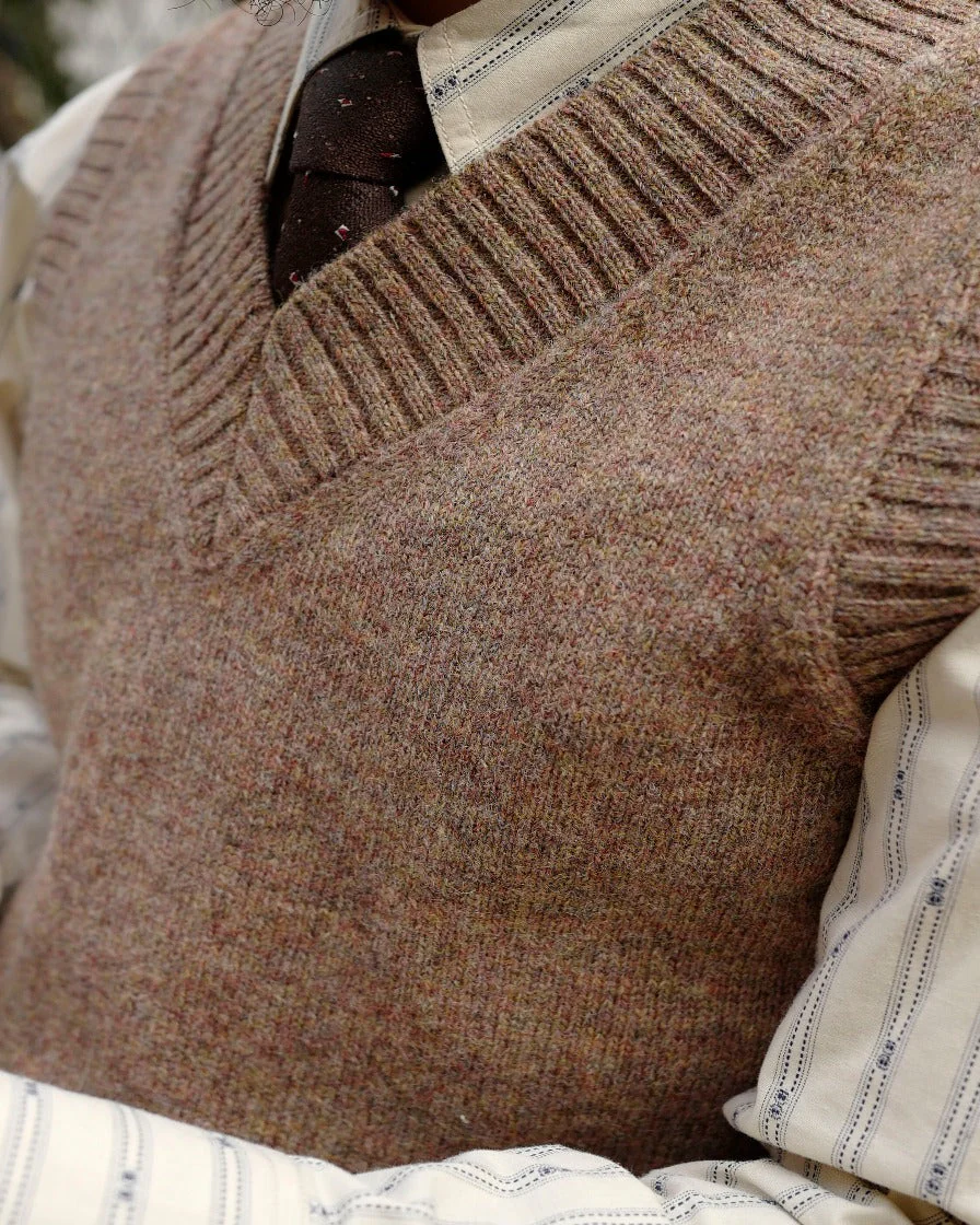 Shetland Wool Vest - Image 3