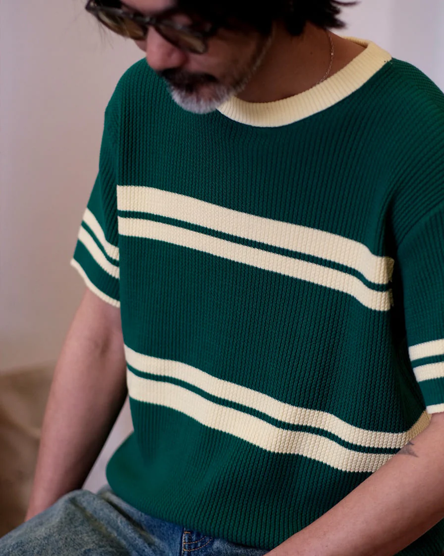 Two Tone Knitted Tee - Image 6
