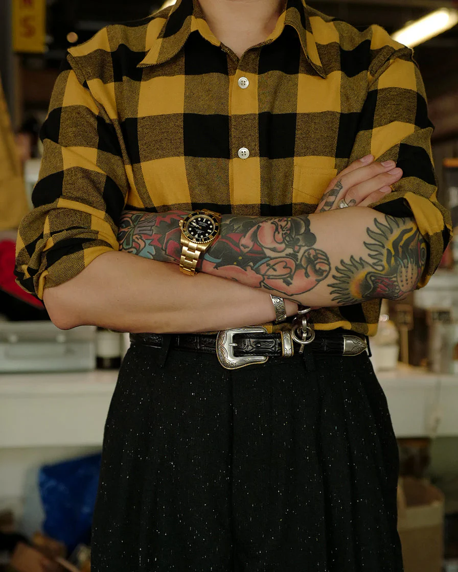 Yellow Plaid Shirt - Image 3